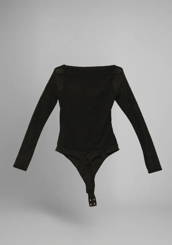 Bar III - Top S / Bodysuit mesh sleeved - Image 2