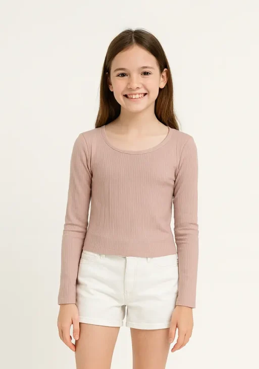 Levi´s - Top L / Top Niña Grande Color Salmon