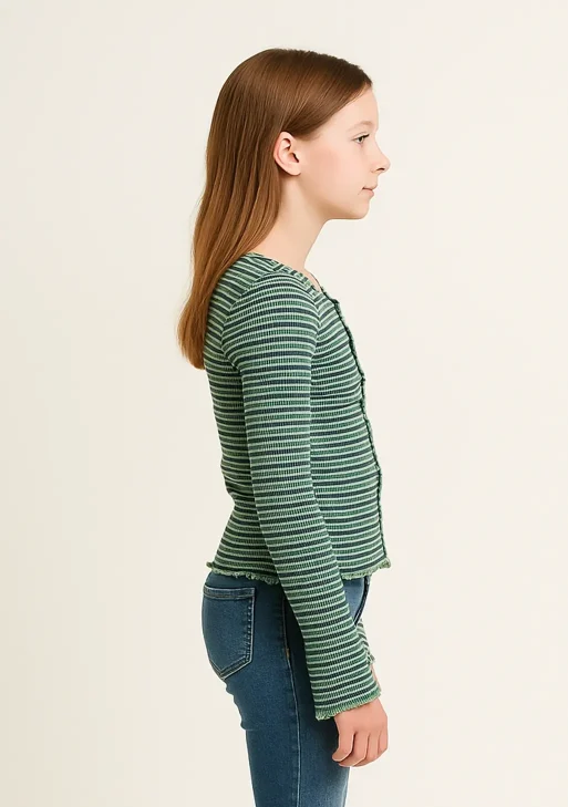 Levis´s - Top L / Ribbed Bell Sleeve Striped Big Girls 7-16
