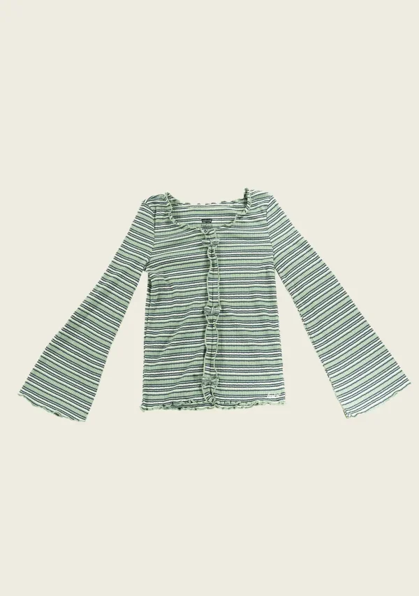 Levis´s - Top L / Ribbed Bell Sleeve Striped Big Girls 7-16 - Image 3