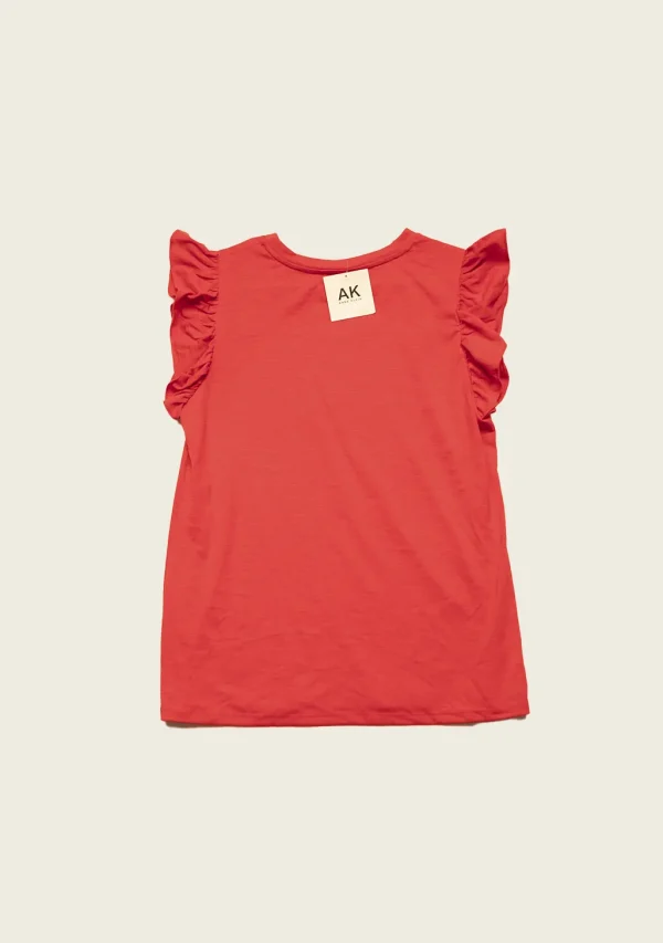 Anne Klein AK - Top M / Shirt with ruffled sleeves - Image 3